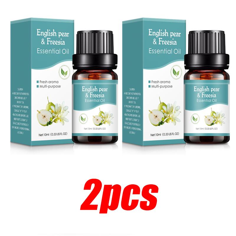 1/2Pcs 10ml Air Freshener Car Perfume Refill Essential Oils for Aroma Diffuser Fragrance Humidifier Essential Oil Freshener