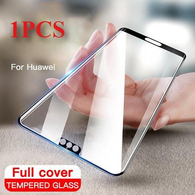 Full Cover Tempered Glass For Huawei P20 Pro P10 Lite P30 P40 Screen Protector For Honor 10 Lite 20 30 Protective Glass