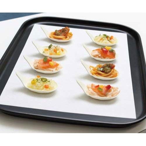 Sunnap Taste Spoons [Small Plate and Spoon In One, Great for Serving Bite-sized Food or Tasting] 100-count TS-100WH