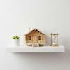 DIY Bambus-Wohnhaus-Bausatz Kreatives Geschenk Bastel-Bausatz Gemütliche Atmosphäre Kleines Holzhaus