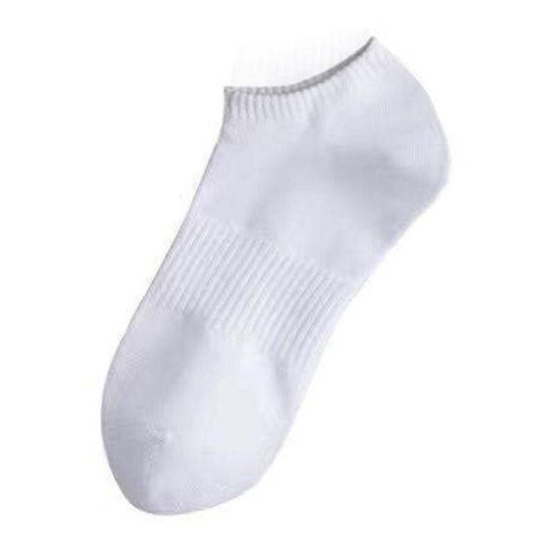 

Носки женские однотонные светлые хлопковые носки черно-белые спортивные носки носки-лодочки модные мужские носки One Size белый