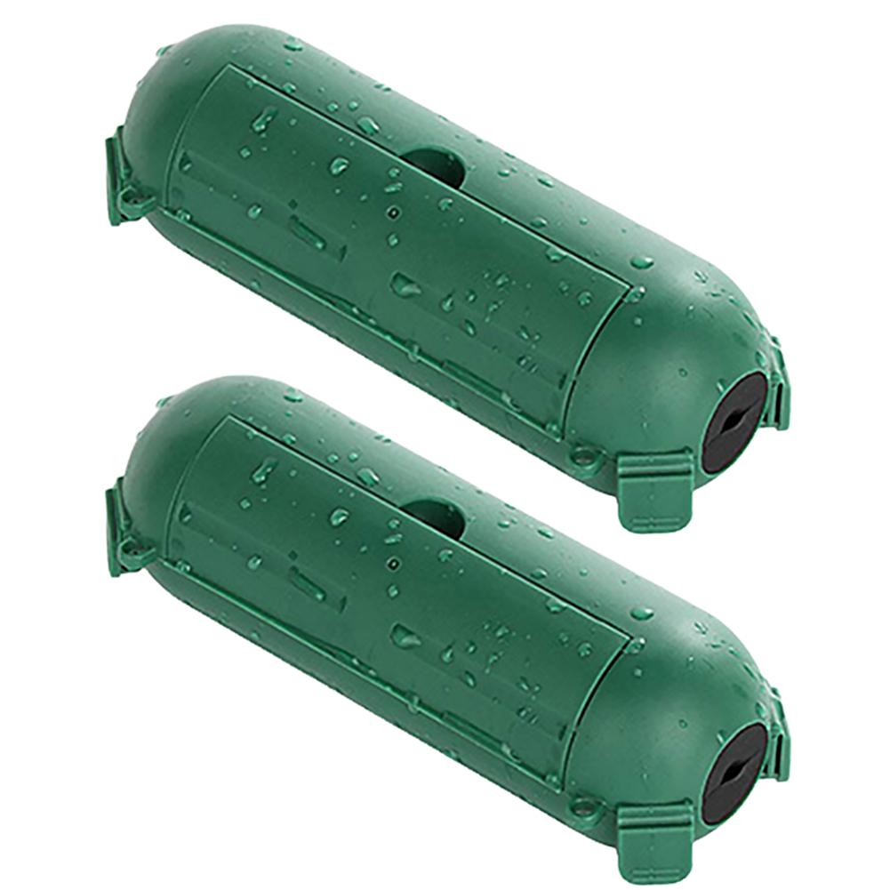 Utomhussladdskydd med hänghål, sladdkontaktskydd, vattentät elektrisk sladdkopplingsdosa för ljusslingor