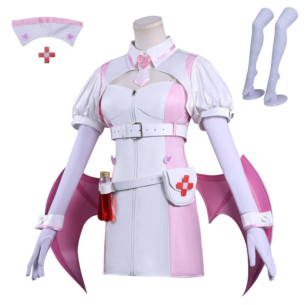 Muse Dash Anime Games Cosplay Costume Nocturne Bloodheir Buro Cosplay Outfit Full Set for Women