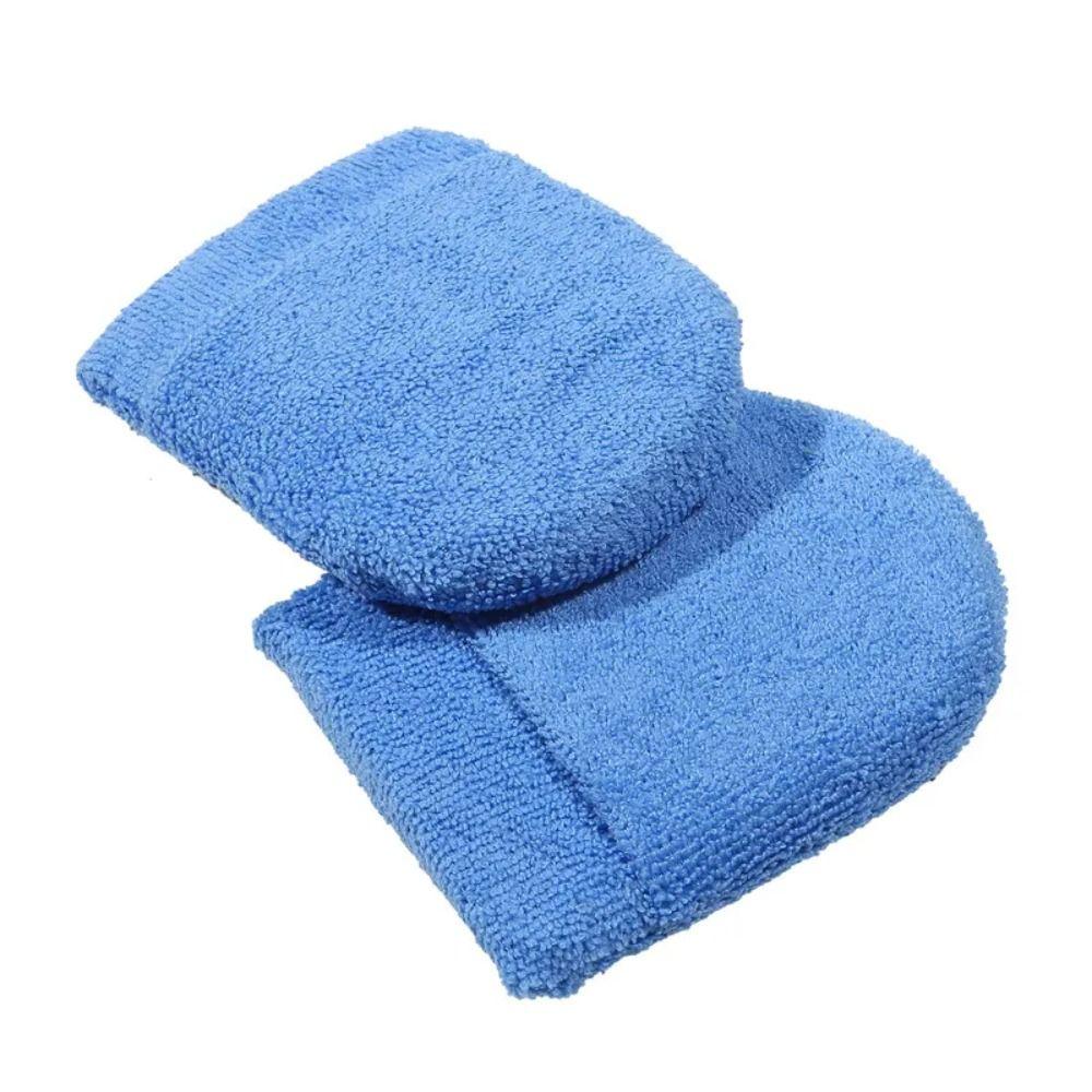 2 PCS Microfiber Car Polishing Sponge U Shape Car Wax Applicator Mitts  Car Detailing Care Tool