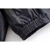 **Women's Faux Leather Jacket Cropped Loose Biker Style PU Leather Coat Spring Autumn Motorcycle Jacket**
