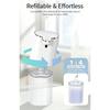 Automatic Foam Soap Dispenser Touchless USB Rechargeable Smart Infrared Sensor Wall Mount Countertop For Bathroom Kitchen Home