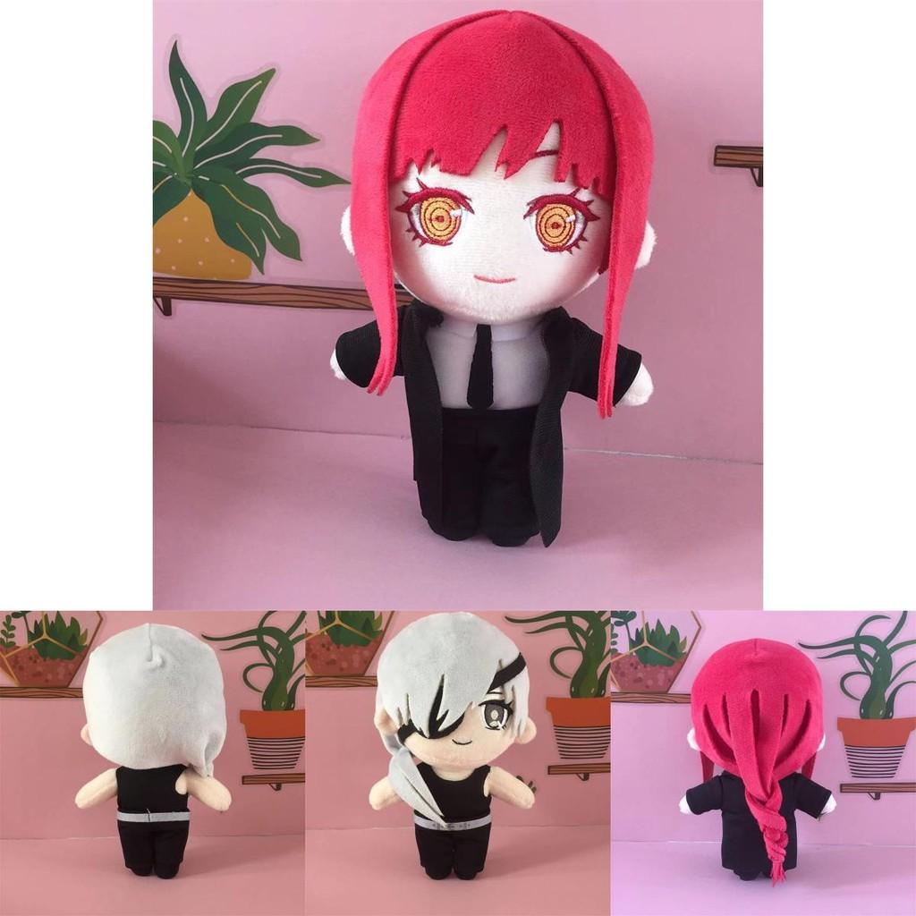 Male And Female Makima Plush Doll From Animation Chainsaw Man Series