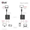 Club3D USB Type-C Bidirectional Switch, 8K60Hz/4K120Hz, 10Gbps, PD3.0, 100W, 2 Inputs/1 Output (CSV-2511)