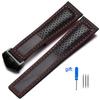 Genuine Leather Watch Band For Tag Heuer Carrera diving Monaco F1 Series Breathable Watch straps 22mm Men's Watch chain