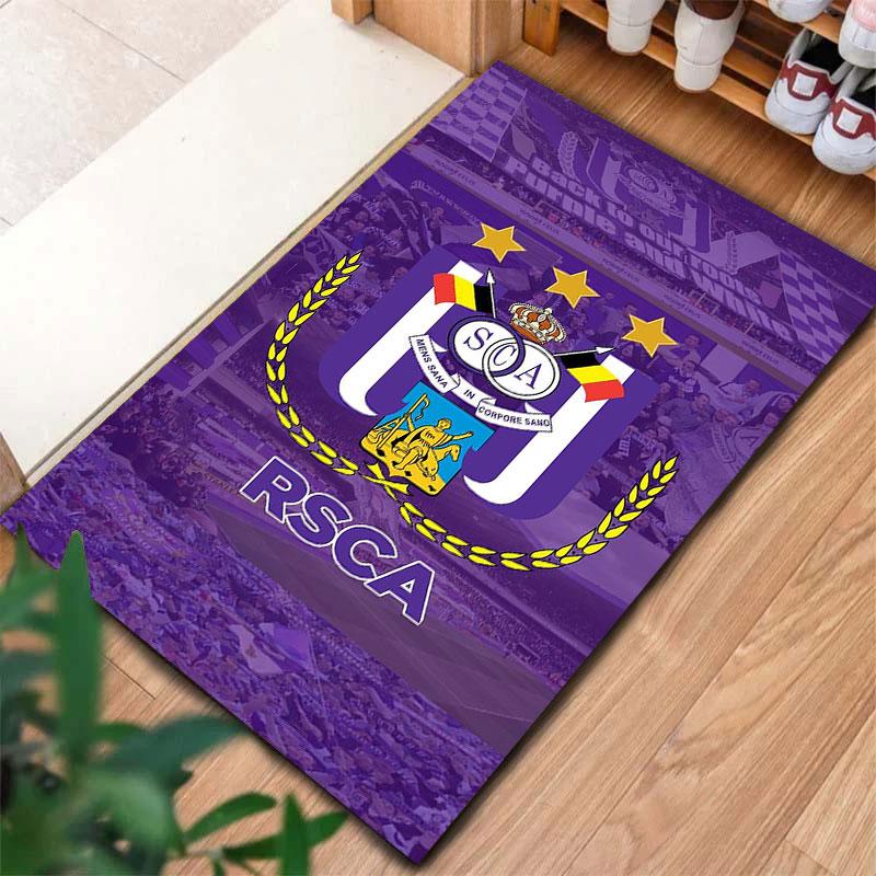 Royal Sporting Club Anderlecht Carpet Rug for Living Room Bedroom Home Sofa Decoration,Kids play Non-slip Floor Mat