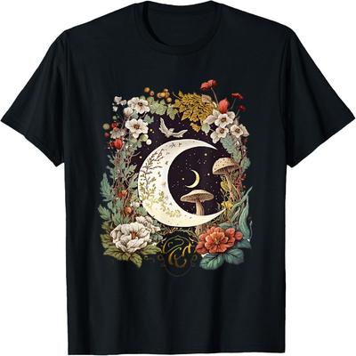 Aesthetic Goblincore and Dark Cottagecore Mushroom T-Shirt