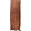 14X14 Inch Large Real Goat Leather Shoulder Bag Tote Shopping Brown Women's
