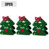 1-20PCS 2025 Christmas Gift Bag Creative Felt Cloth Children Candy Gift Bag Christmas Eve Handheld Portable Apple Bag