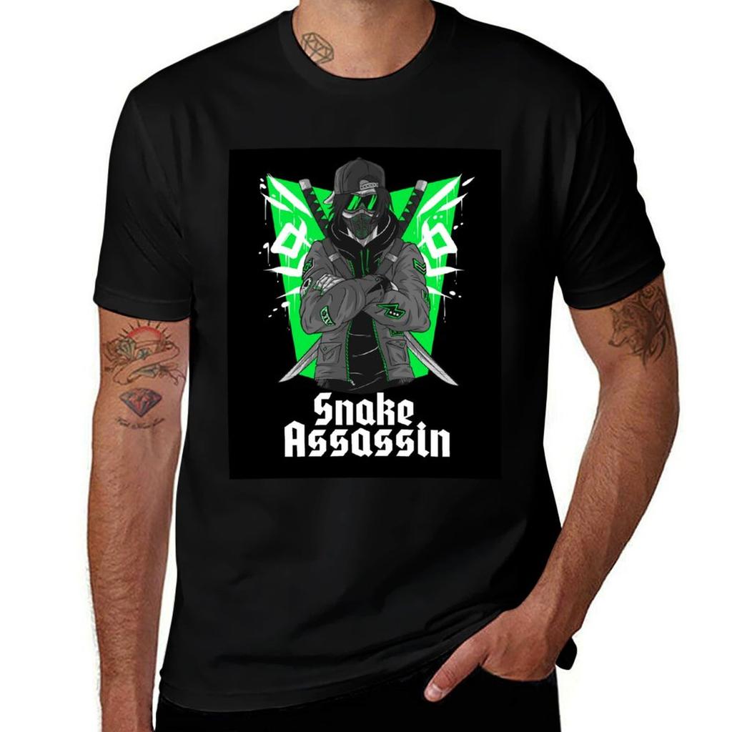 Snake Assassin Tshirt Unisex T Shirts High Quality Luxury Brand T Shirt Unisex Casual Tshirt