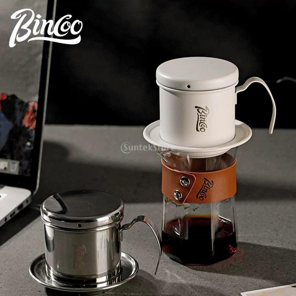 Vietnamese Coffee Dripper Portable Coffee Maker Dripper for Cafe Camping Bar Press Cup Manual Infuser Permanent Pour Over Gift