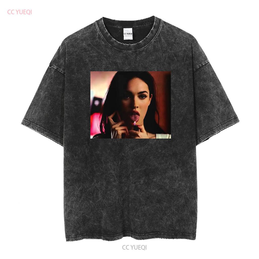 Jennifers Body T Shirt Megan Fox Horror Movie Long or Short Sleeves Vintage Washed Comfortable Streetwear Homme Versatile