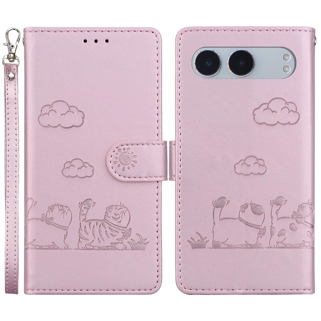 For OnePlus Nord 4 Case RFID Blocking Kitten Pattern TPU+PU Leather Phone Cover