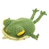 NASKA Handmade Frog Coin Purse Knitting Kit HT-15 Col.A Green