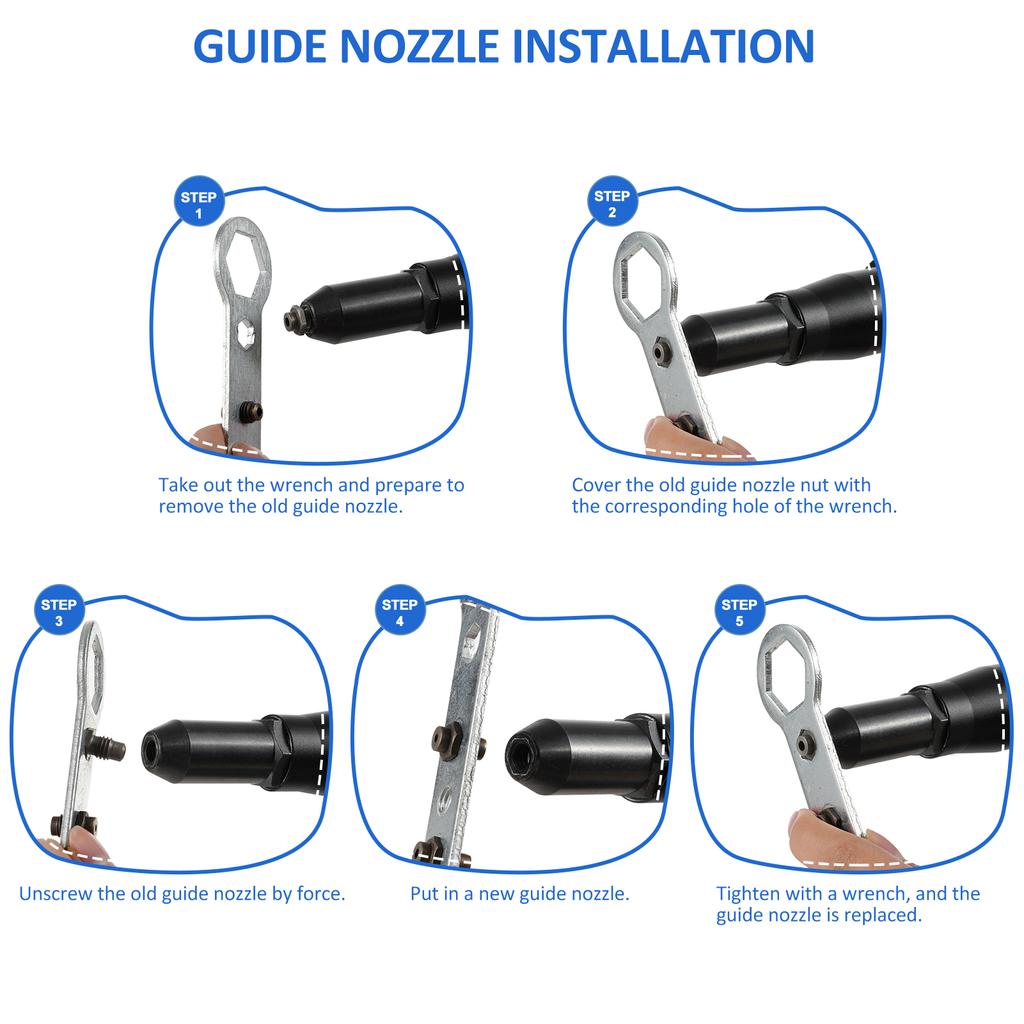Bezprzewodowa nitownica, przenośna ładowarka litowa 20 V, w pełni automatyczny nit ciągnący rdzeń