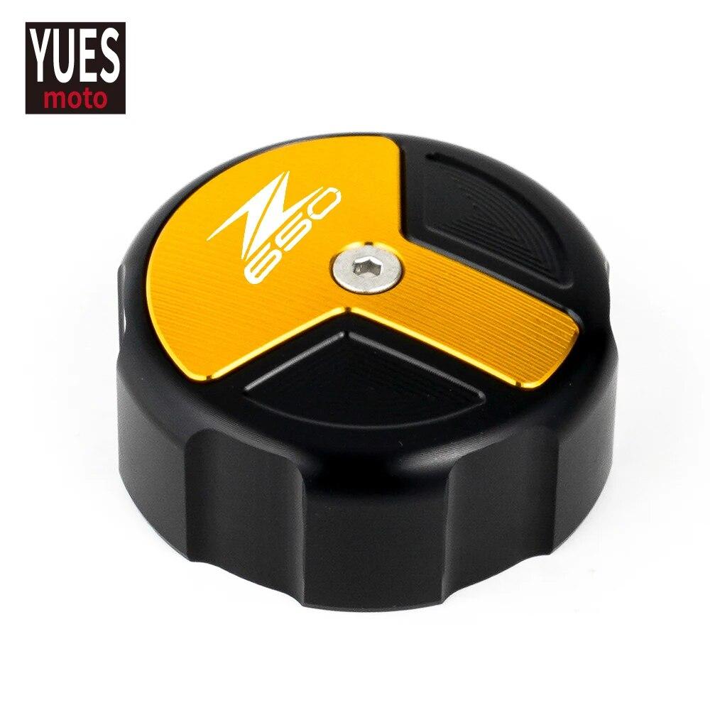 Motorcycle Accessories Front & Rear Brake Fluid Cylinder Master Reservoir Cover Cap For Kawasaki Z650 2017 2018  Universal