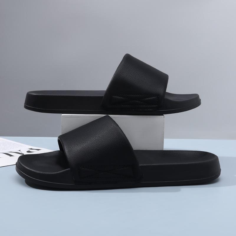 Men's slippers, high-end non-slip and deodorant outside, summer thick-bottomed one-word slips, light indoor and non-grinding feet sandals women