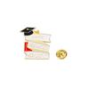 Creative Cross-border English Graduation Cap Brooch Graduation Season Enamel Alloy Pin Badge for Clothes Backpack Decor