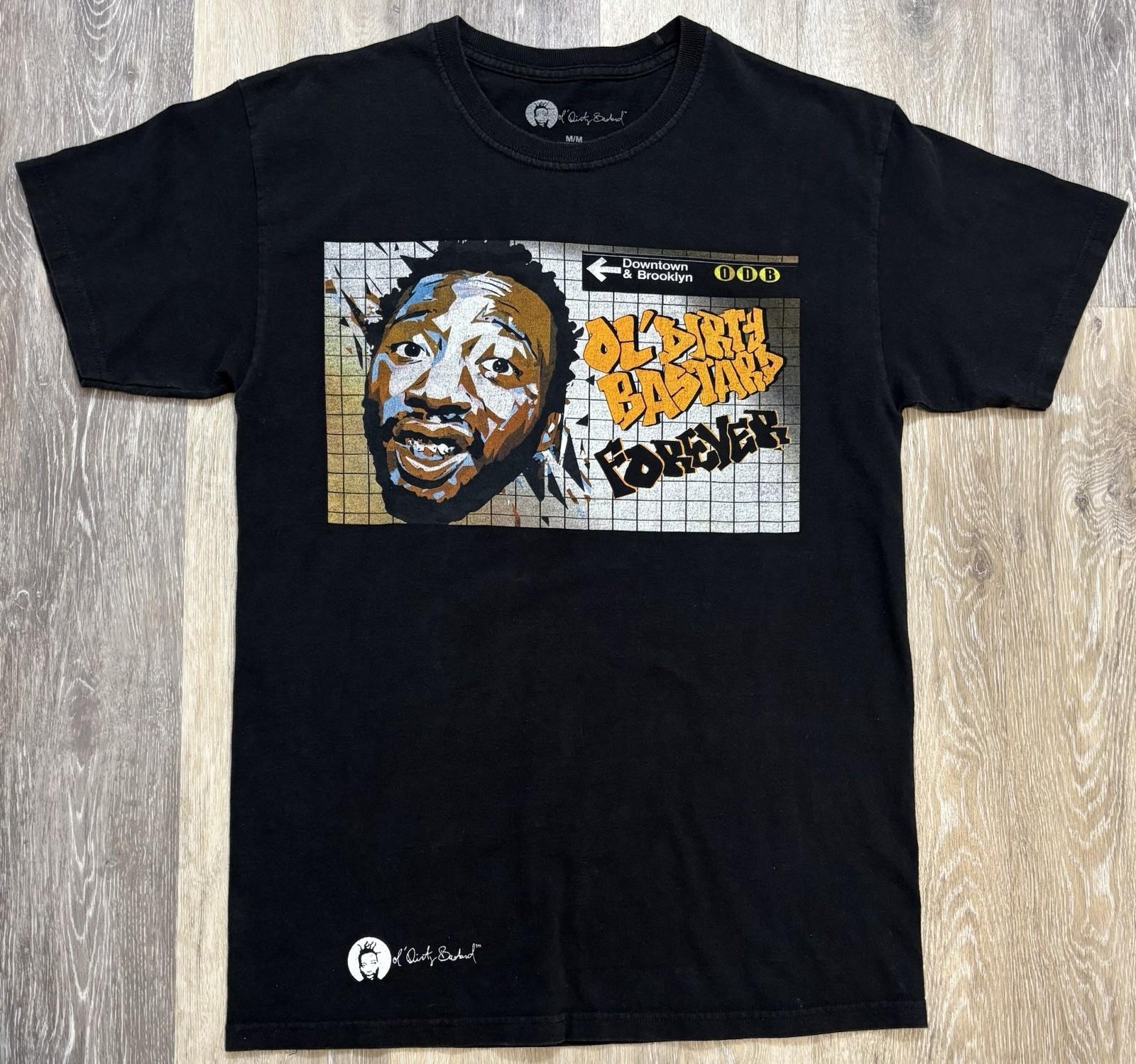 Wu-Tang Clan Ol’ Dirty Bastard Forever T-Shirt Medium Subway Graffiti Portrait Unisex T-Shirt XXL
