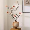 Zen Wabi-sabi Dried Flower Vase for Living Room or Hotel Decor with Dragon Jujube Branches