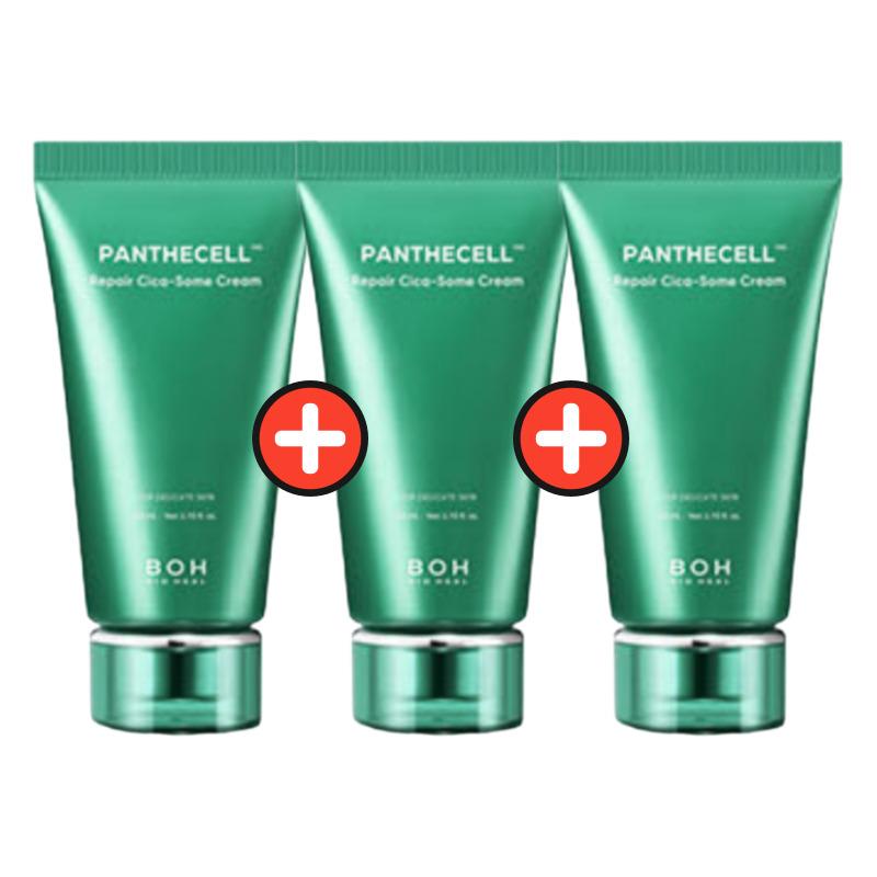 BioHeal Boh Pantecell Repair Cica Cream 50ml × 3 (Tube Type)