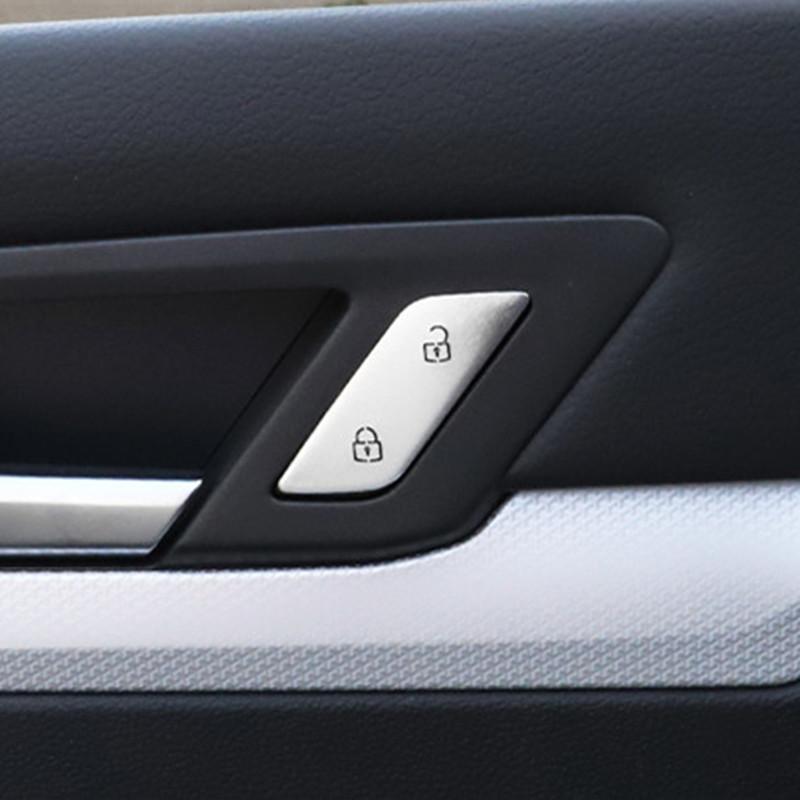 Car Styling Door Unlock Button Switch Cover Trim Sticker Fit For Volkswagen VW Golf 8 MK8 2020-2021 Auto Interior Accessories