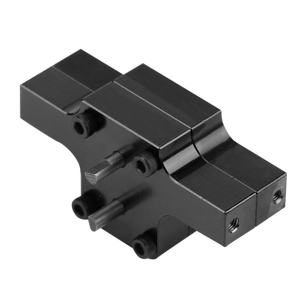 Aluminium Alloy Gear Box for WPL 1 16 Military Truck RC Car Upgraded Part (Black)