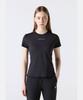 DESCENTE Women'S Cooling Slim Short Sleeve T-Shirt Black Sr212Pts41