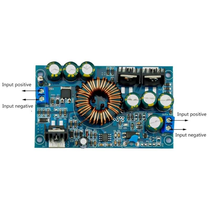 NonWelding Terminals Power Supply Module 12V 90V To 9V 4A Output Short Circuit Protections Stable Performances