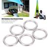 5pcs 304 Stainless Steel Round O  s Multi Purpose Seamless Welded Metal O   for Sailing Diving