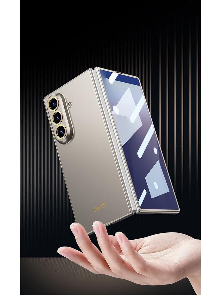Samsung Z Fold 7 Ultra-thin Hard Protective Case with Integrated Film