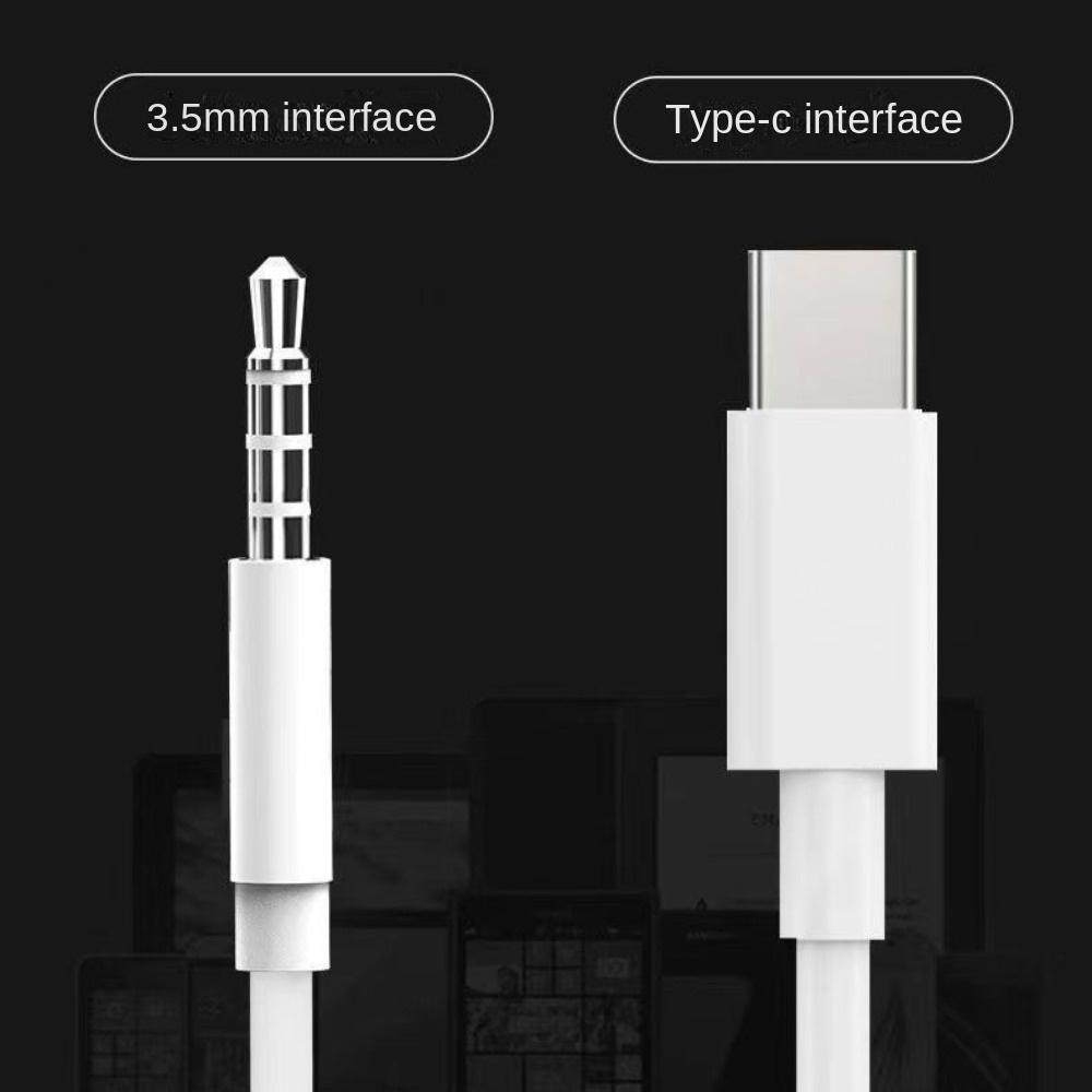 Wired Controll in Ear Earphone Type C Type C Headset Music Earphones Wired Earphone  Sports