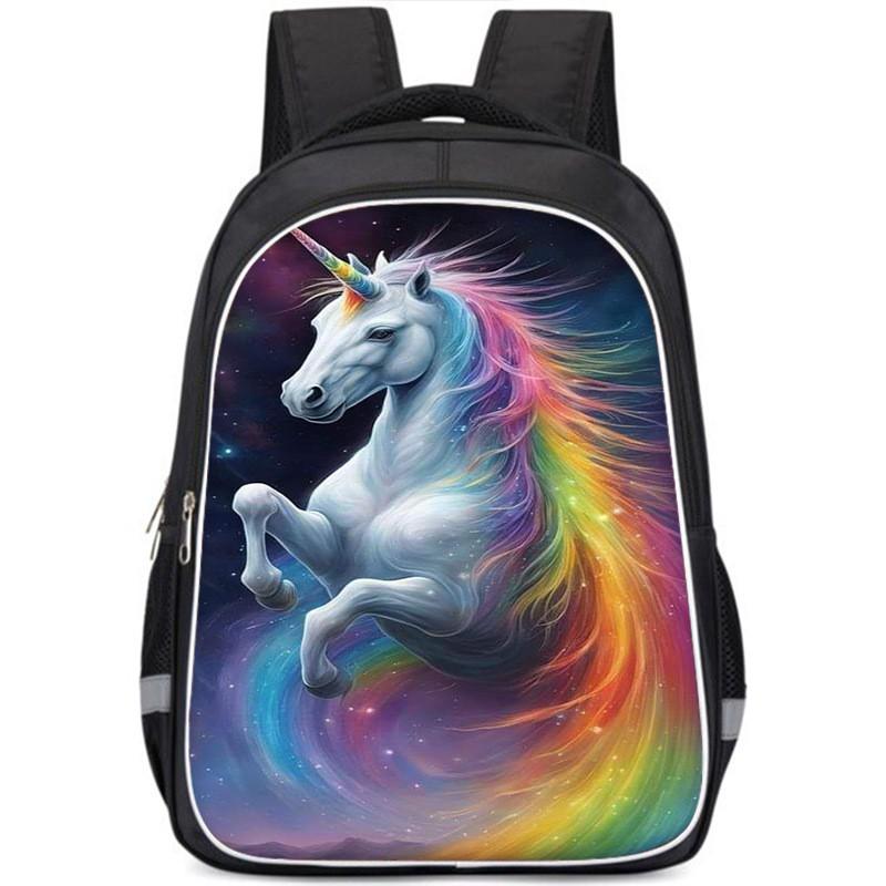 Large Capacity Lightweight Oxford Cloth Kids Backpack For School Unisex