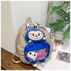 Cartoon cute Labu plush shoulder bag two-dimensional pain bag large capacity high-end backpack school bag CLE