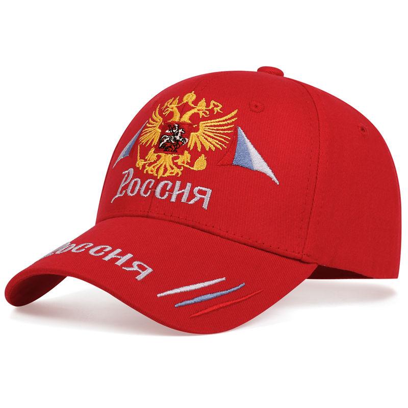 

Русская бейсболка Хлопковая кепка Snapback Кепки с вышивкой в виде золотого двуглавого орла Регулируемая хип-хоп шляпа Кепки от солнца Кепки дальнобойщика красный