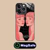 Zodiac Sign Gemini Mobile Phone Case for iPhone 17 16 15 14 13 12 11 Air Pro Max Plus Mini MagSafe Glass Colorful Cover Pretty