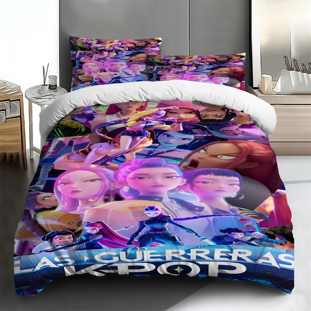 Christmas Decoration Printed Duvet Cover, Ultra Soft Brushed Microfiber Bed Comfort Set