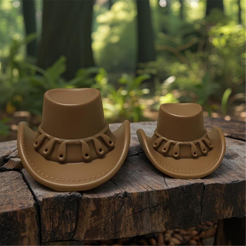Cowboy Hat Silicone Mould for Plasters Craft Food Grade Materials Art Projects