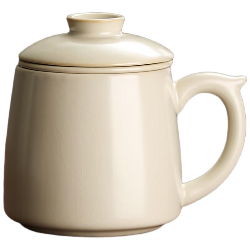 Shangyanfang Ru Kiln Ceramic Tea Infuser Mug