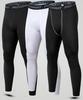 Herrars snabbtorkande sporttights: Andningsbara elastiska byxor för löpning, basket och cykling