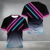 Camisetas Esportivas Simples da Moda de Secagem Rápida Camisetas Casuais de Manga Curta de Verão Soltas Respiráveis Camisetas para Corrida Badminton