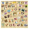 50/100pcs ONE PIECE Anime Stickers Cool Cartoon Decals Kid Toy DIY Stationery Suitcase Car Bike Waterproof Classic Manga Sticker