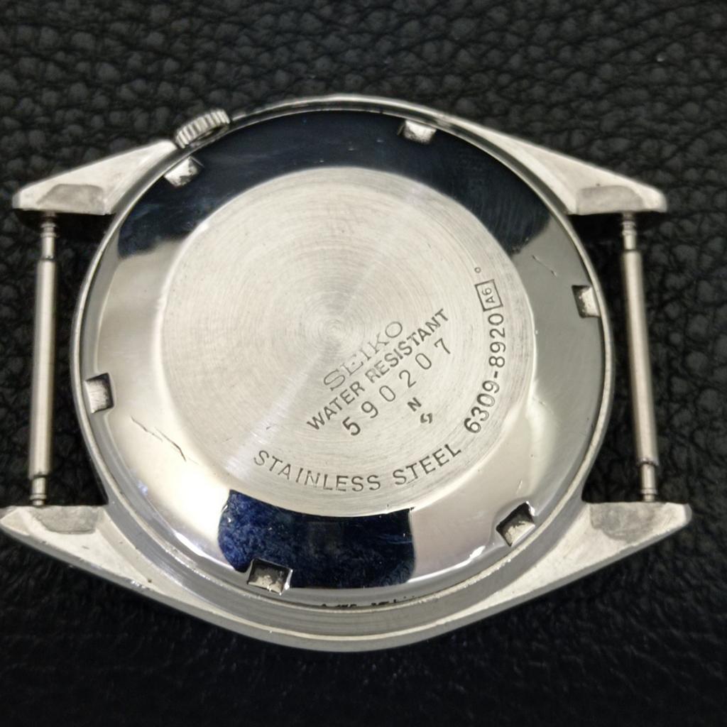 JAPAN 6309A VINTAGE SEIKO 5 AUTOMATIC MENS BLUE COLOR DIAL WATCH A701328-5 R206a-a701328