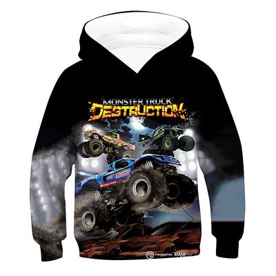 Kinderen Modieus Bedrukt Hoodie Casual Sportkleding