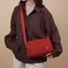 Water-Repellent Multi-Compartment Bag Lightweight Small Square Bag Commuter Women's Shoulder Bag Solid Color Crossbody Bag