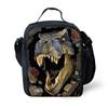Dinosaur Print DIY Lunch Bag Office Workers School Kids - PVC Insulated Shoulder Cooler